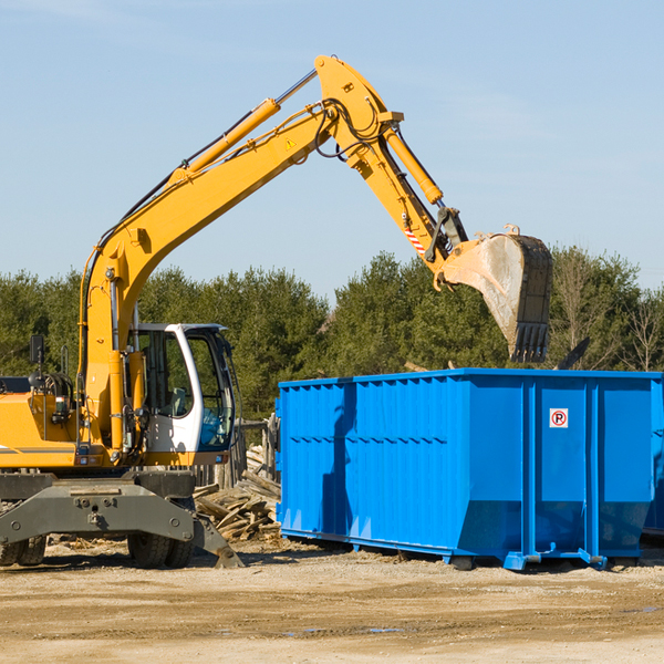 can i request a rental extension for a residential dumpster in Baraga County